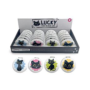Espejo de Bolsillo Lucky El Gato Negro 