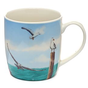 Taza de Porcelana Gaviotas del Puerto