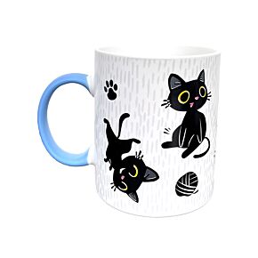 Taza de Porcelana Lucky The Black Cat