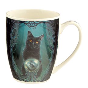 Taza de Porcelana Gato de las Brujas Lisa Parker
