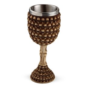 Copa Decorativa - Múltiples Cabezas de Calavera