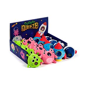 Juguete Estrujable de Peluche Queasy Squeezies Space Cadet