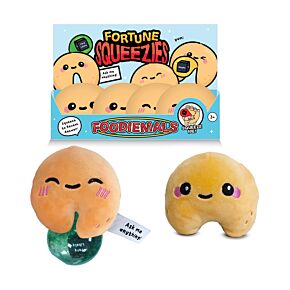 Juguete Estrujable de Peluche Queasy Squeezies Galleta de la Suerte ¡Hazme una Pregunta!
