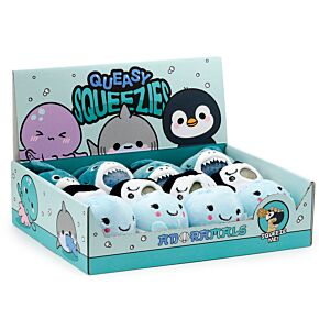 Juguete Estrujable de Peluche Queasy Squeezies Animales Marinos