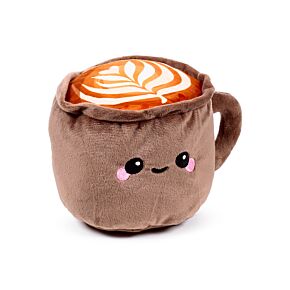 Peluche Térmico de Semillas para Microondas Foodiemals Capuccino