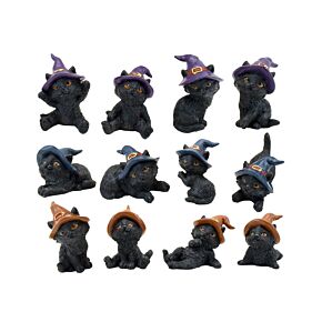 Figuras de Colección Gato Negro de Bruja