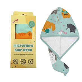 Toalla Turbante de Microfibra Gatos Beans & Co