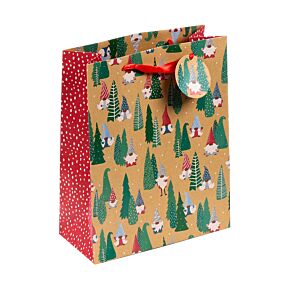Bolsa de Regalo Navidad Gnomos Gonk Grande