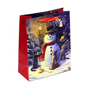 Bolsa de Regalo Lisa Parker Gatos Navideños Little Helpers Grande