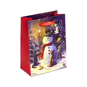 Bolsa de Regalo Lisa Parker Gatos Navideños Little Helpers Mediana