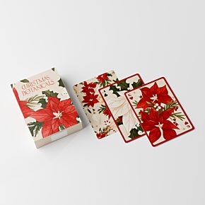 Baraja de Cartas Francesa Navidad Botánica