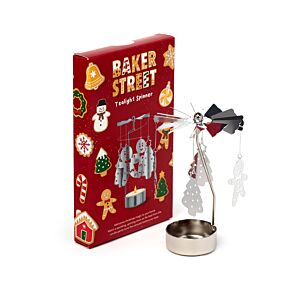 Portavelas Diseño Carrusel Navidad Galleta Calle Baker Jengibre