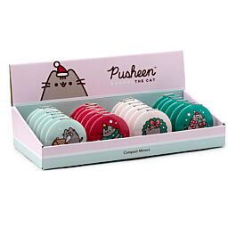 Espejo de Bolsillo Navidad Gato Pusheen Navideño