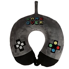 Almohada de Viaje con Memoria de Forma Game Over Relaxeazzz Almohada de Viaje con Memoria de Forma Game Over Relaxeazzz
