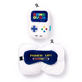 Almohada de Viaje con Antifaz Relaxeazzz Game Over Almohada de Viaje con Antifaz Relaxeazzz Game Over