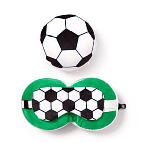 Almohada de Viaje con Antifaz Relaxeazzz Fútbol Almohada de Viaje con Antifaz Relaxeazzz Fútbol