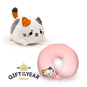 Almohada de Viaje y Peluche 2 en 1 Swapseazzz Gato Adoramals