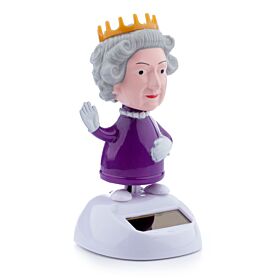 Muñeco Solar Reina de Inglaterra