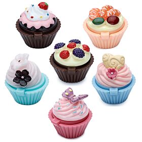 Bálsamo Labial con Forma Cupcake Nuevo Expositor