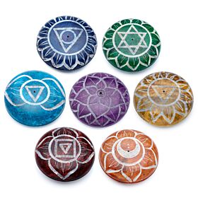 Quemador de Incienso de Varillas Piedra de Jabón Chakra