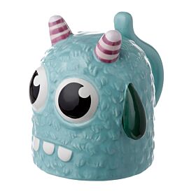 Tazón de Cerámica 3D con Forma Monstruo Monstarz Azul del Revés
