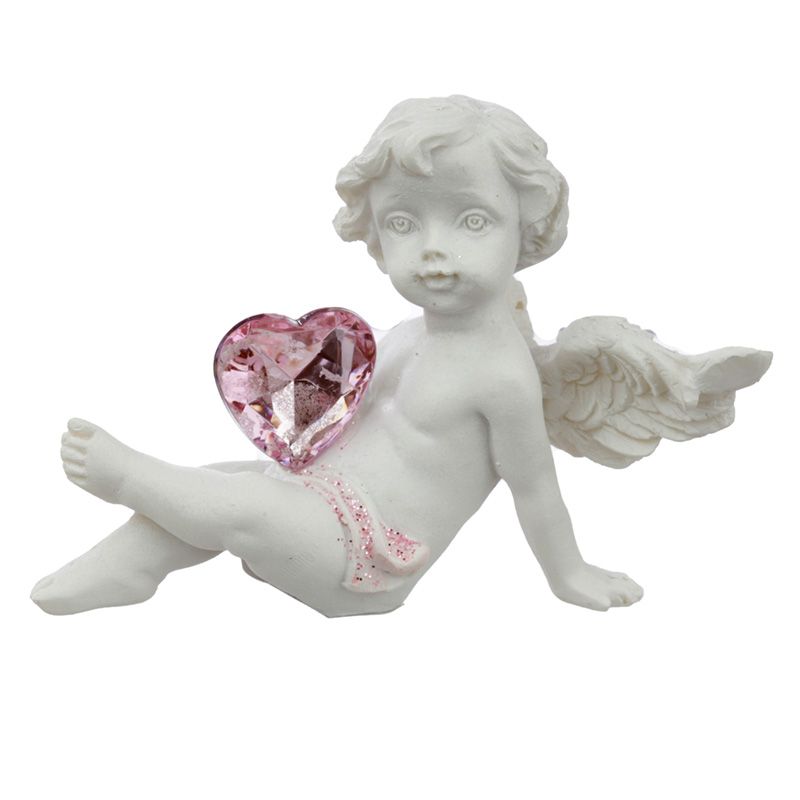 Paz Del Cielo Querubín susurros Del Corazón Estatuilla Ornamento de Ángel Coleccionable