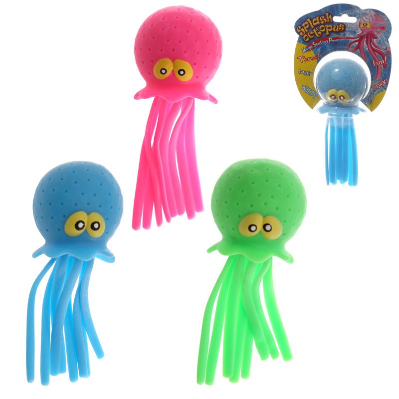 Juguete Estrujable para el Agua Pulpo de Colores