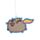 Ambientador de Coche Gato Pusheen y Cupcakes Fresa