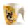 Taza de Cerámica Asa con Forma de Alas de Ángel e Imagen