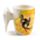 Taza de Cerámica Asa con Forma de Alas de Ángel e Imagen