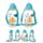 Botella de Agua Infantil con Pajita Mundo Marino 450ml