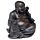 Figura de Buda Paz Oriental Buda de la Suerte Efecto Madera
