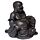 Figura de Buda Paz Oriental Buda de la Suerte Efecto Madera