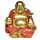 Figura de Buda Mini Buda Chino que Ríe de la Suerte con Purpurina 8cm