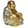 Figura de Buda Mini Buda Chino que Ríe de la Suerte con Purpurina 8cm