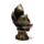 Figura de Buda Tailandés Rojo y Dorado Lotus