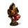 Figura de Buda Tailandés Rojo y Dorado Lotus