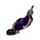 Figura de Buda Tailandés Morado y Negro - Buda Tailandés Postura Reclinada