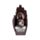 Figura de Buda en Forma de Mano en Plata y Negro