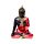 Figura de Buda Tailandés en Rojo, Negro y Oro