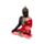 Figura de Buda Tailandés en Rojo, Negro y Oro