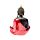 Figura de Buda Tailandés en Rojo, Negro y Oro