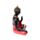 Figura de Buda Tailandés en Rojo, Negro y Oro
