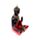 Figura de Buda Tailandés en Rojo, Negro y Oro