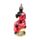Figura de Buda Tailandés Iluminación en Rojo, Negro y Oro