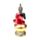 Figura de Buda Tailandés Iluminación en Rojo, Negro y Oro
