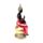 Figura de Buda Tailandés Iluminación en Rojo, Negro y Oro
