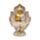 Figura de Buda Tailandés efecto piedra arenisca y dorado