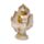 Figura de Buda Tailandés efecto piedra arenisca y dorado