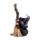 Figura Bruja Gato Negro con Escoba 
